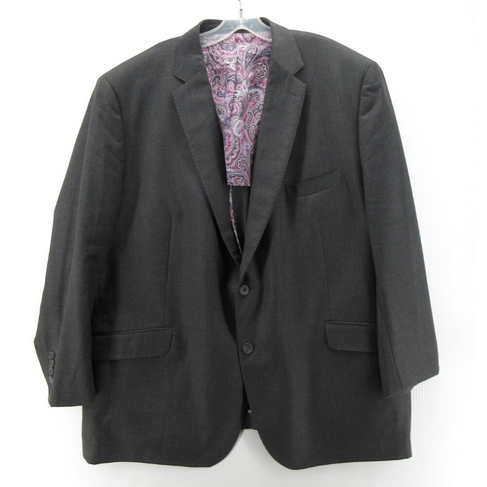 J Hilburn Sport Coat 54 Vitale Barberis Canonico Blazer Wool Jacket